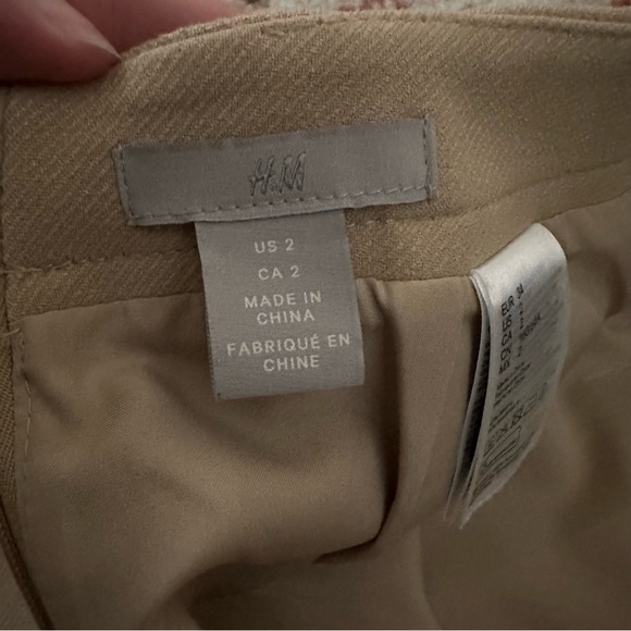 Preppy Tan Skirt with Buckle Accent - Picture 6 of 7